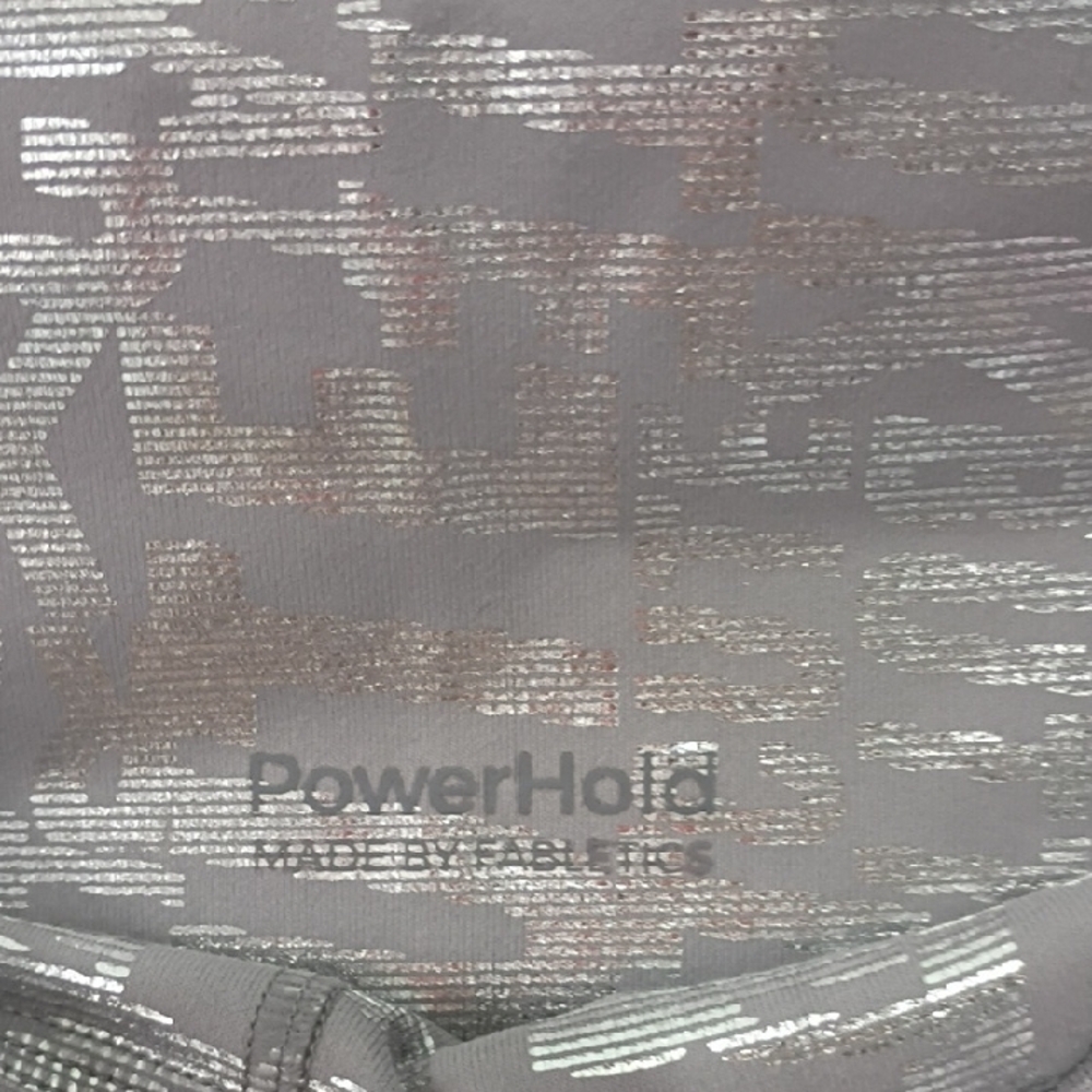 Fabletics Powerhold Silver Metallic Leggings Wome… - image 2